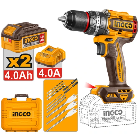 Taladro Atornillador Percutor86Nm Brush Ingco (Cidli208682)
