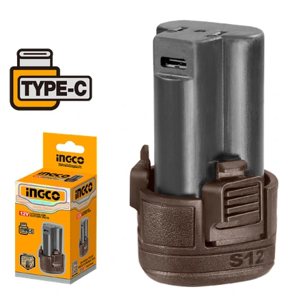 Bateria 2.5 Ah Litio 12V Tipo C Ingco (Fbli12153)