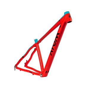 CUADRO ATOM ALUMINIO MTB BURNER 29″ ROJO - TURQUESA / T16